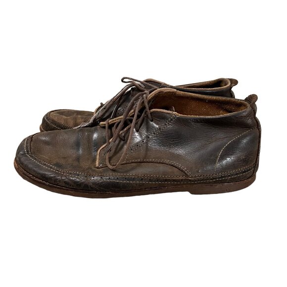 Olukai Mens Dark Brown Leather Honolulu Chukka Boots Lace Up Size 11 main image 5